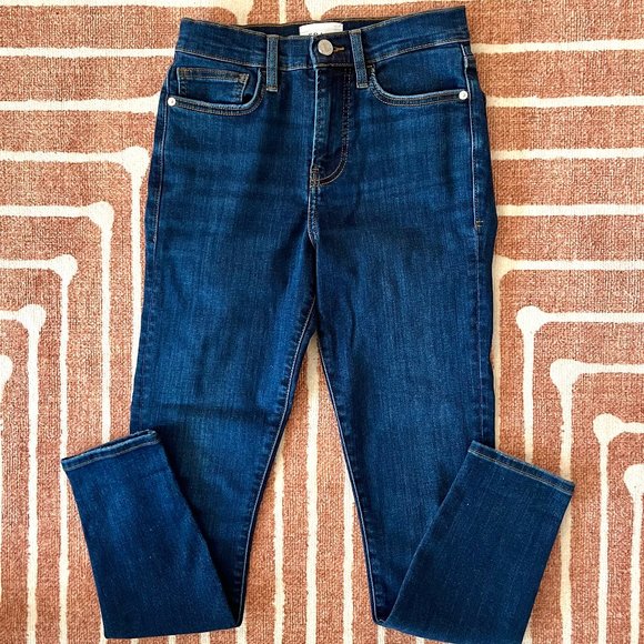 FRAME Denim Le High Skinny Jean in Majesty, Size 26 - Picture 2 of 6